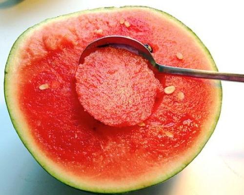 网红瓜勺子挖着吃的视频,趣味视频引网友热议